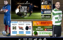 maquette accueil site futsalstore