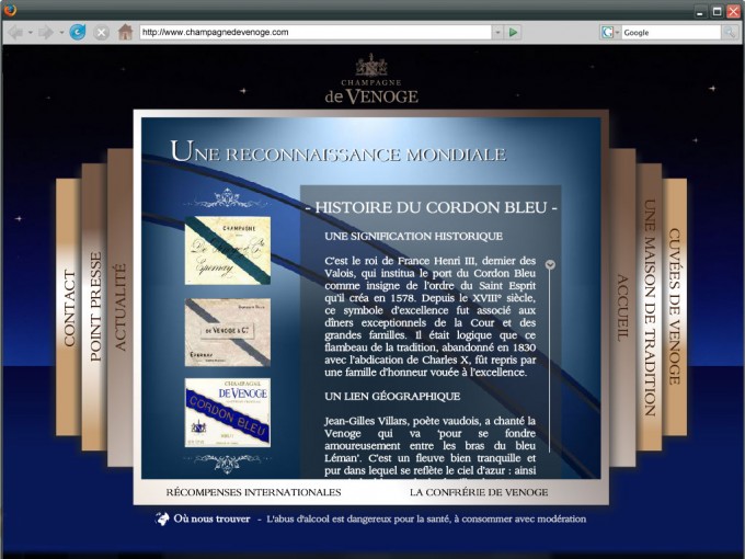site web De Venoge